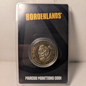 Borderlands Marcus Munitions Coin Official Limited Edition Collectible Badge